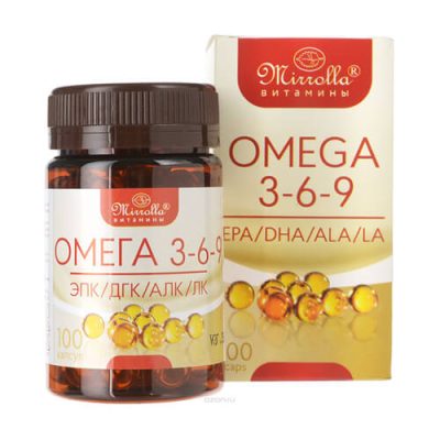 Viên uống Omega 3 6 9 Mirrolla 369 – Nga